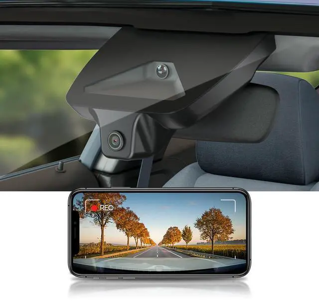Main image of 4K Dash Cam Suitable for Toyota Camry 2025-2026 LE SE XLE XSE Nightshade (HD2-06090), OEM Factory Look, UHD 2160P Video, Built-in WiFi & APP, Loop Recording, G-Sensor, Plug & Play, 64GB Card