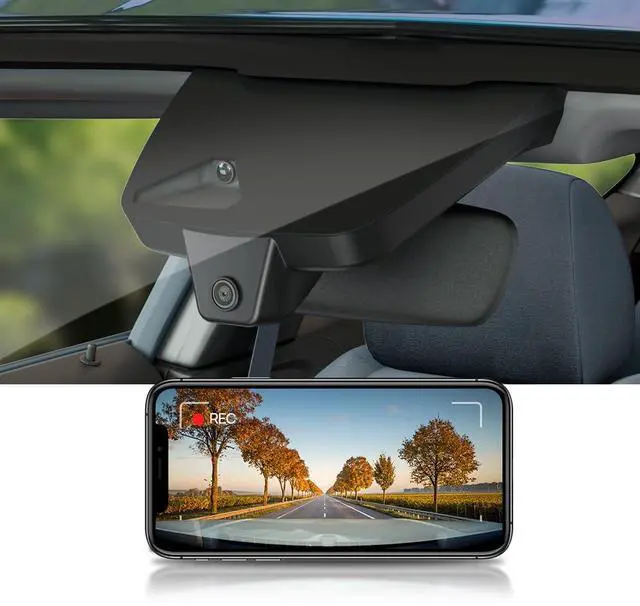 Main image of 4K Dash Cam Suitable for Toyota 4Runner 2025-2026 & Hybrid (HD2-35030), OEM Factory Look, UHD 2160P Video, Built-in WiFi & APP, Loop Recording, G-Sensor, Night Vision, Plug & Play, 64GB Card