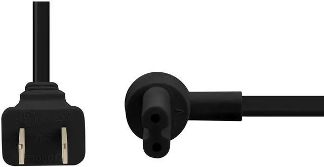Alt view image 7 of 7 - 2-Pack - Long Power Cords Compatible with Sonos Era 100 and Era 300 Speakers (12-Foot, Black)