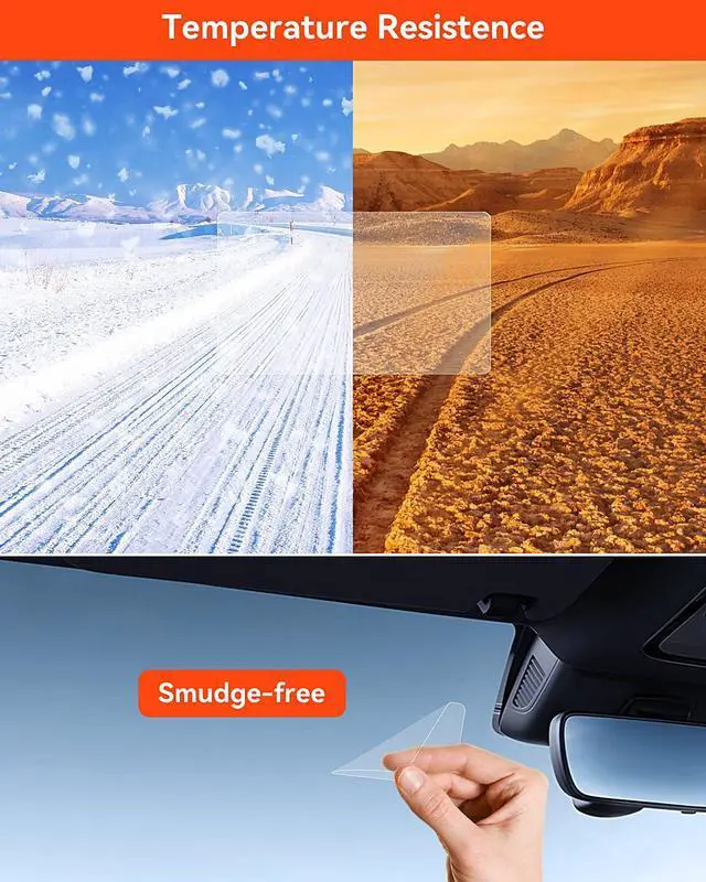 Alt view image 4 of 6 - Double-Sided Adhesive Pads for Dash Cam | Residue-Free Electrostatic Stickers, Drop-Resistant Adhesion Promoter, Customizable for Windshield Mounting