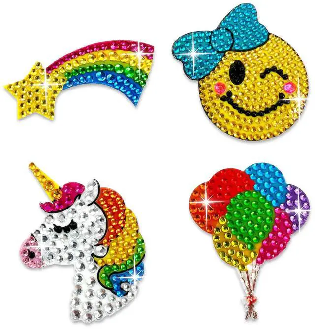 Main image of ® Rhinestone Stickers - Magical Sticker Pack, 2 x 2 Each Unique Sparkly Cut-to-Shape for Collecting, Trading, Decorating Laptops, Phone Cases, Scrapbooks