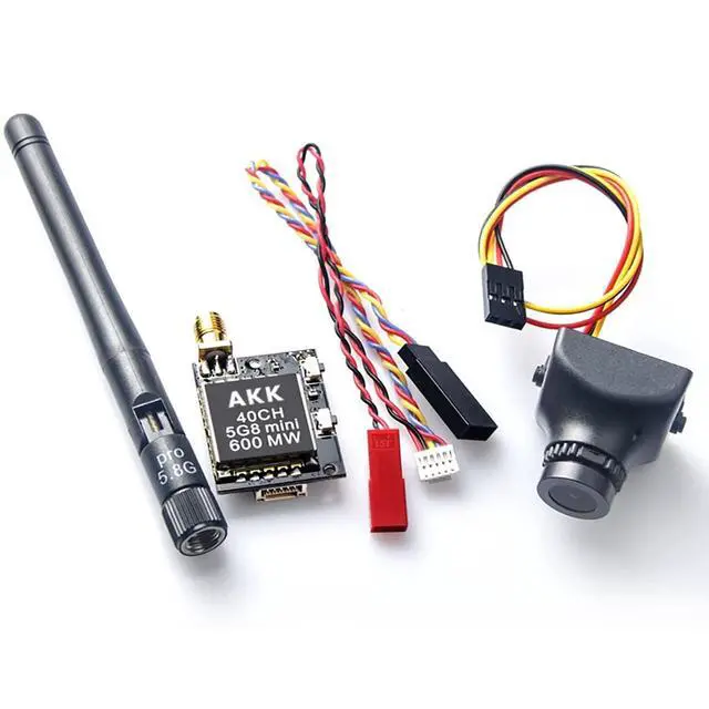 Alt view image 7 of 7 - KC04 5.8G 600mW FPV Transmitter 700TVL 2.8mm 120 Degree FPV Camera for Racing Quadcopter