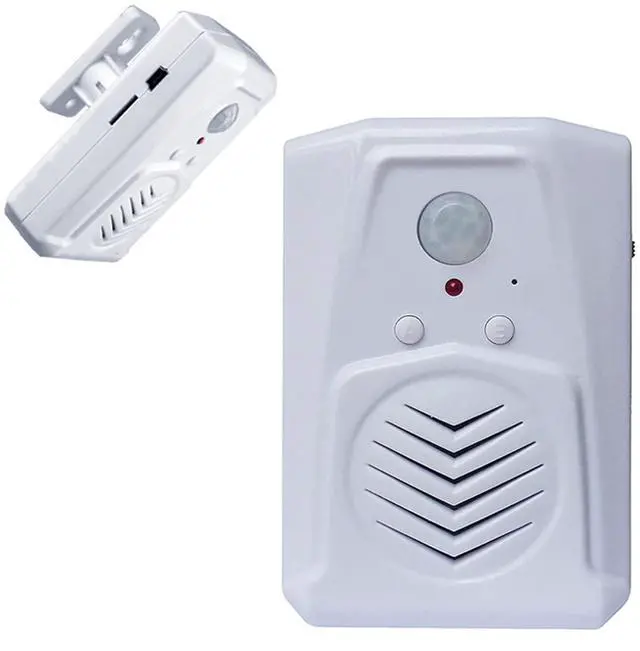Main image of PIR Motion Sensor Activated Sound Player Speaker with USB Cable, Download Your own MP3 Audio Files to Play Speech, Music or Sound Effects (White)
