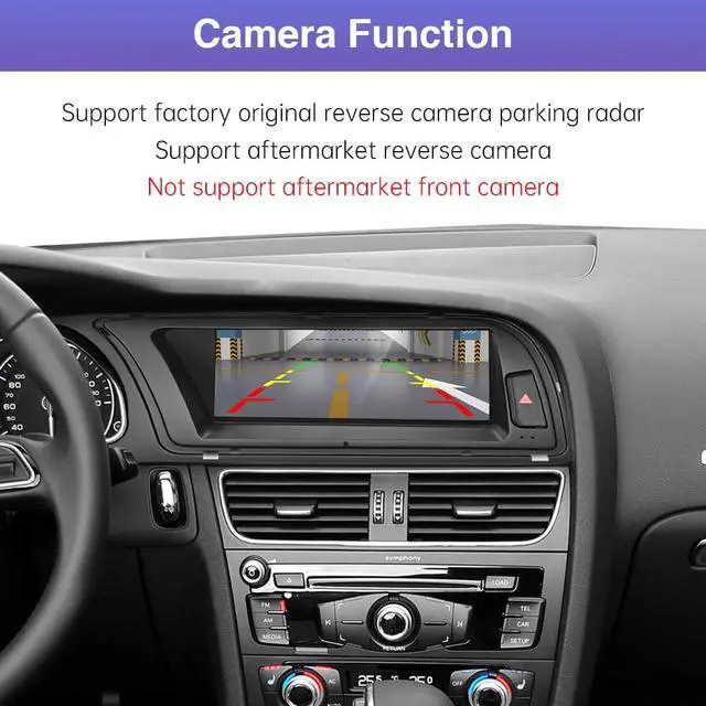 Alt view image 6 of 7 - 8.9" CarPlay Screen for Audi A4 with 2G MMI (2009-2015) | Linux HD Screen, Support Wireless CarPlay, Android Auto, Mirrorlink, OEM Integration Car Stereo