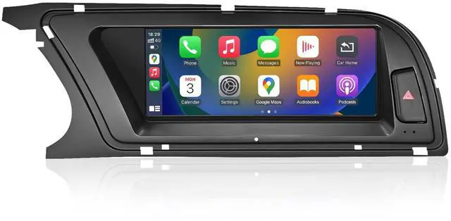 Main image of 8.9" CarPlay Screen for Audi A4 with 2G MMI (2009-2015) | Linux HD Screen, Support Wireless CarPlay, Android Auto, Mirrorlink, OEM Integration Car Stereo