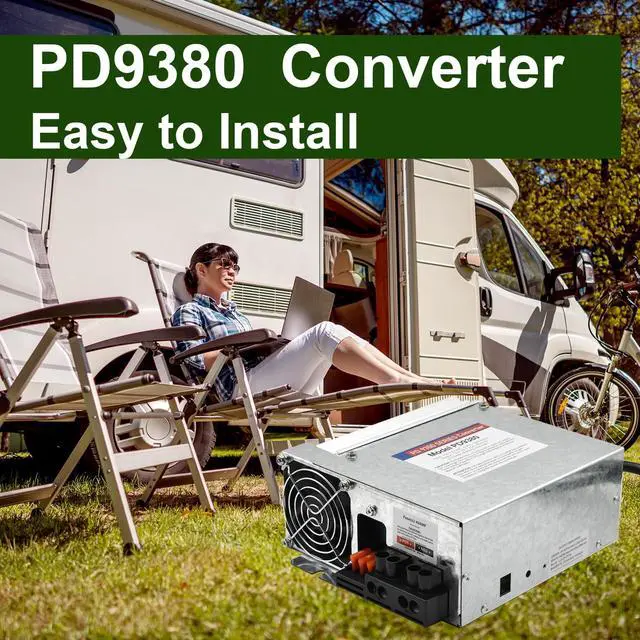 Alt view image 7 of 7 - PD9380 Power Converter replacement-9300 Series Converter,80Amp 120V to 12V RV Converter Charger for RV Camper Caravans Trailer Battery,1300W