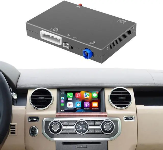 Main image of Wireless Carplay/Android Auto Module for Land Rover Jaguar Bosch Discovery 4 Aurora Freelander 2 XE XF XJ with Bosch System 2011-2016 Support Mirrorlink and OEM Car Functions
