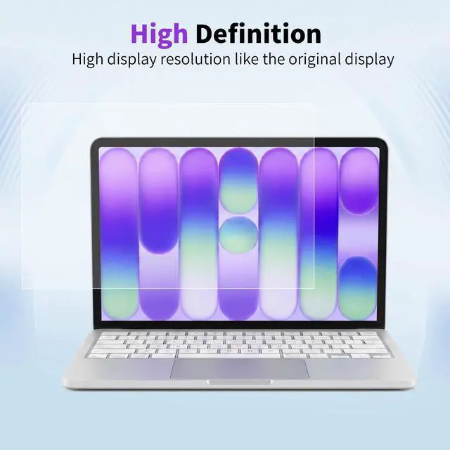 Alt view image 5 of 7 - 2 Pack Privacy Screen Protector for MacBook Neo 13-Inch A18 Pro | Matte Anti Glare PET Film Blue Light Filter, Laptop Privacy Screen Shield for Mac Neo, Reduces Eye Strain,Bubble-Free Install