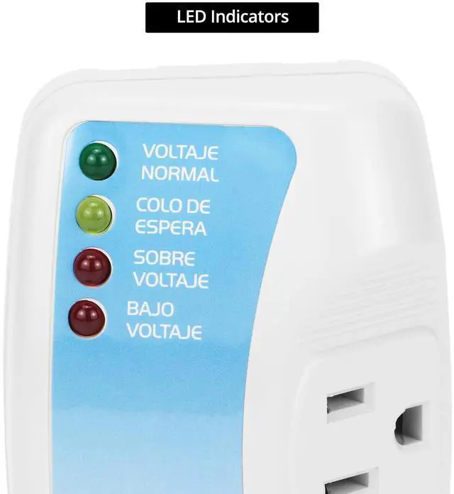 Alt view image 7 of 7 - Voltage Protector 2-Pack for Major Appliances, 120V 1400W, Surge & Voltage Fluctuation Protection for Air Conditioners, TV/PC, Freezers