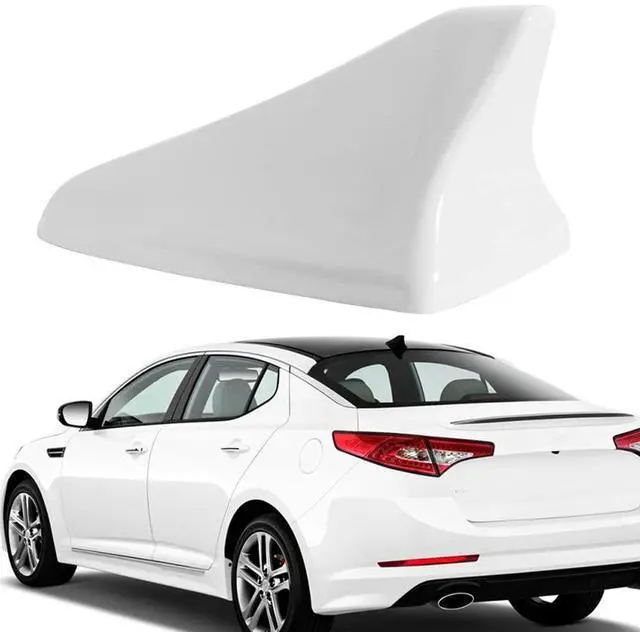 Main image of Shark Fin Antenna Cover,Car Antenna Caps fit for Kia Optima 2014-2020,Sonata 2015 2016 2018 2019,Genesis Sedan G80 2015-2017,Genesis Coupe 2013-2015,Elantra Sedan 2011-2016,(Not Sport) White