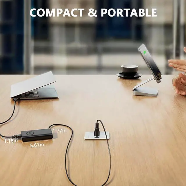 Alt view image 4 of 7 - 130W USB C Laptop Charger Compatible with Dell XPS/Precision/Latitude | for Dell XPS 15 17 9575 9500 9700, Precision 5530 5550 5560 5750 5760, Latitude 7410 7310 9410 9510, 10FT Type C Power Cord