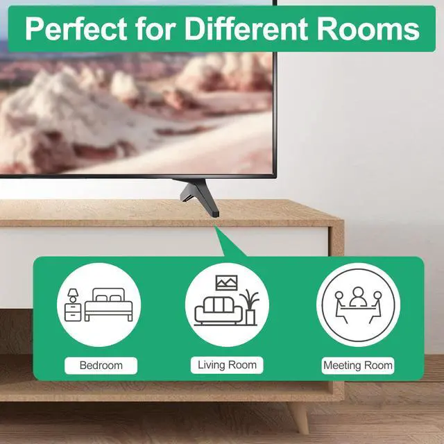 Alt view image 7 of 7 - TV Stand for LG TV Legs, TV Stand Legs Only for LG 60UJ6050 60UK6090 60UM6900 60UN7300 65UJ6300 65UK6090 65UM6900 65UM7300PUA 65UN6950 with Screws, Only for Models We List
