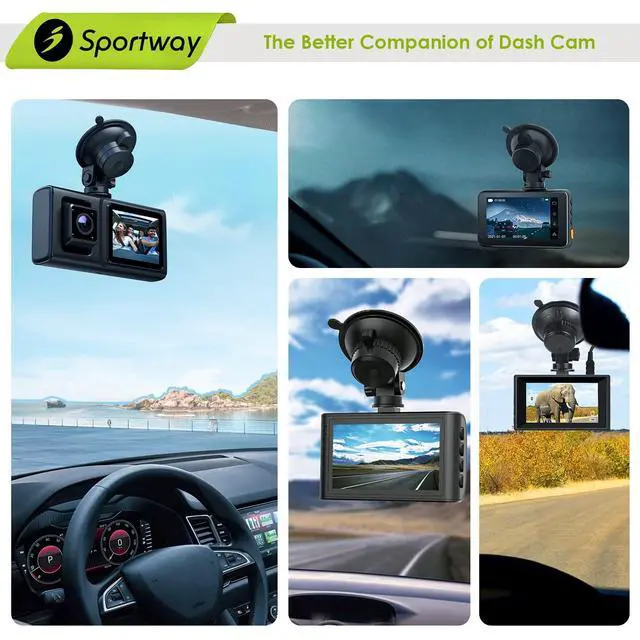 Alt view image 6 of 6 - S504 Suction Cup Dash Cam Mount Holder (5th Gen) with 4pcs 360 Rotating Joints for Apeman Ssontong Biuone iZEEKER HaHoco and Most Other Car Dash Cameras