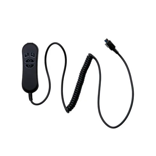 Alt view image 2 of 7 - 4 Button 5 Pin Prong Hand Control Handset Remote with USB and Backlight for Lift Chairs Electric Sofa Power Recliners