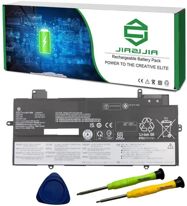 Main image of L20M4P71 SB10T83216 5B10W13973 Laptop Battery Replacement for Lenovo ThinkPad X1 Carbon 9th 10th 11th Gen X1 Yoga 6th 7th 8th Gen Series L20C4P71 SB10T83217 L20D4P71 L20L4P71 15.44V 57Wh