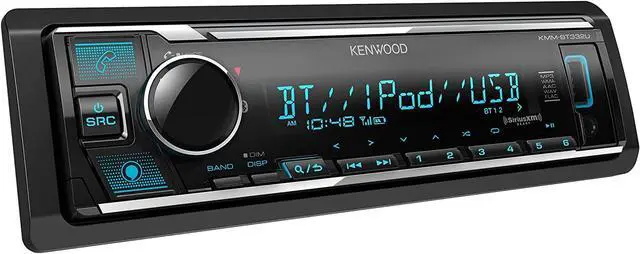 Alt view image 3 of 4 - KMM-BT332U Bluetooth Car Stereo with USB Port, AM/FM Radio, MP3 Player, Multi Color LCD, Detachable Face, Built in Amazon Alexa Plus SXV300V1 SiriusXM Tuner