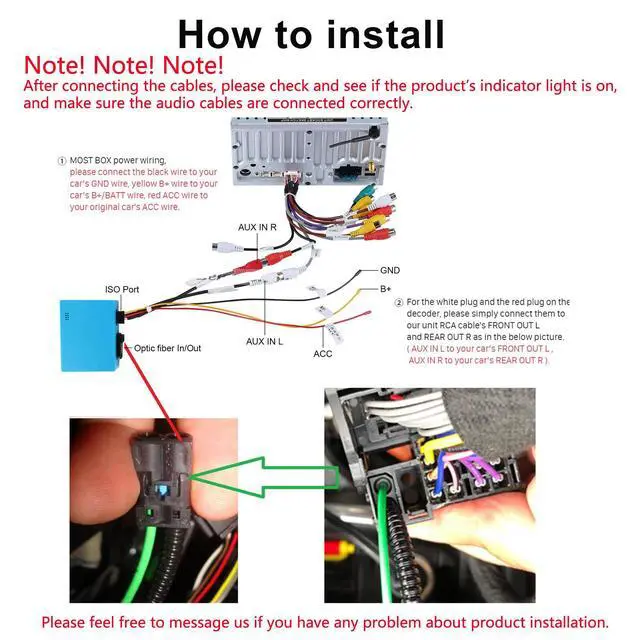 Alt view image 3 of 7 - Optic Fiber Decoder for Mercedes-Benz ML/GL/R Class/CLS/S W221/Cayenne/BMW | Optical Fiber Box for Cayman 911 997 BMW E9X Audi 2G.3G Host
