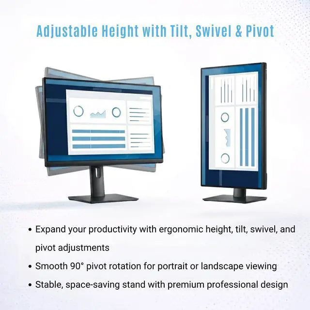 Alt view image 5 of 7 - Dell Pro P P2726H 27" FHD 120Hz Business Monitor, USB-C, HDMI, DisplayPort | Anti-Glare 27" (1920×1080) Monitor, VESA Mount Compatible, Dual Front USB-C, Eye Comfort Tech, Slim Bezels, Cables Included