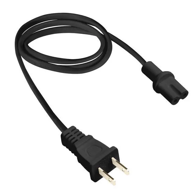 Alt view image 2 of 7 - 3-Foot Power Cord - Compatible with Sonos Speakers: Five, Play 5, Beam, Ray, Arc, Amp, Playbase, Sub Gen 3 & Mini - Black