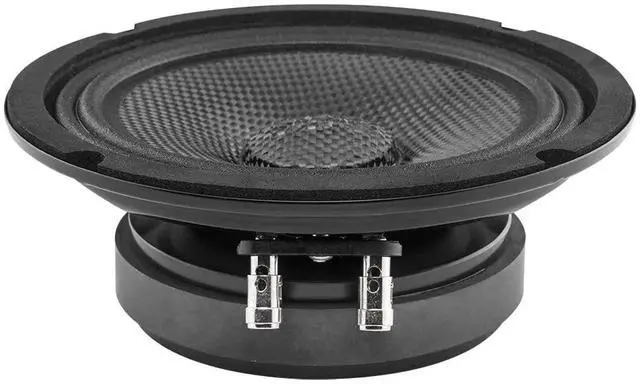 Alt view image 7 of 7 - PRO-CF6.4SL 6.5" Slim Speaker 500 Watts RMS Max Power 4-Ohms Carbon Fiber Cone Water Resistant Mid-Bass Loudspeaker - Great Speaker for Motorcycles and Powersports - 1 Speaker