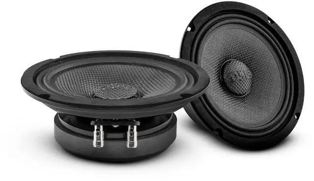 Alt view image 6 of 7 - PRO-CF6.4SL 6.5" Slim Speaker 500 Watts RMS Max Power 4-Ohms Carbon Fiber Cone Water Resistant Mid-Bass Loudspeaker - Great Speaker for Motorcycles and Powersports - 1 Speaker
