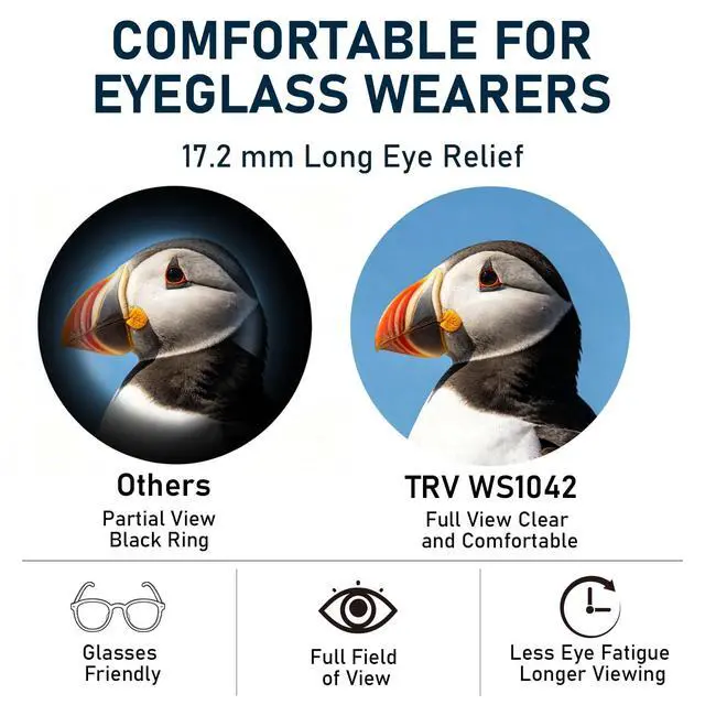 Alt view image 5 of 7 - 10x42 Waterproof Binoculars for Adults, Cruise & Travel | Alaska Cruise Travel Sharp Bright Binoculars for Whale Watching, Glacier Viewing, Boating & Coastal Adventure