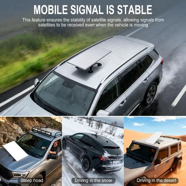 Alt view image 3 of 7 - Starlink Standard 4/4X Magnetic Mount, Drill-Free Gen 3/4 Roof Mount | Rust-Proof All-Weather, Anti-Scratch,Starlink Standard 4X Mounting Kit For RV,Camping, Boats, Roofs, etc.,Flat iron surfaces