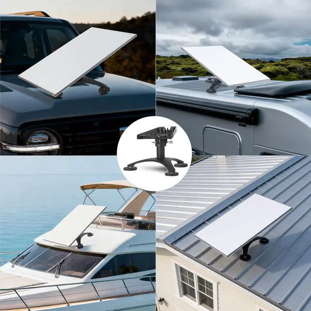Alt view image 7 of 7 - Starlink Standard 4/4X Magnetic Mount, Drill-Free Gen 3/4 Roof Mount | Rust-Proof All-Weather, Anti-Scratch,Starlink Standard 4X Mounting Kit For RV,Camping, Boats, Roofs, etc.,Flat iron surfaces