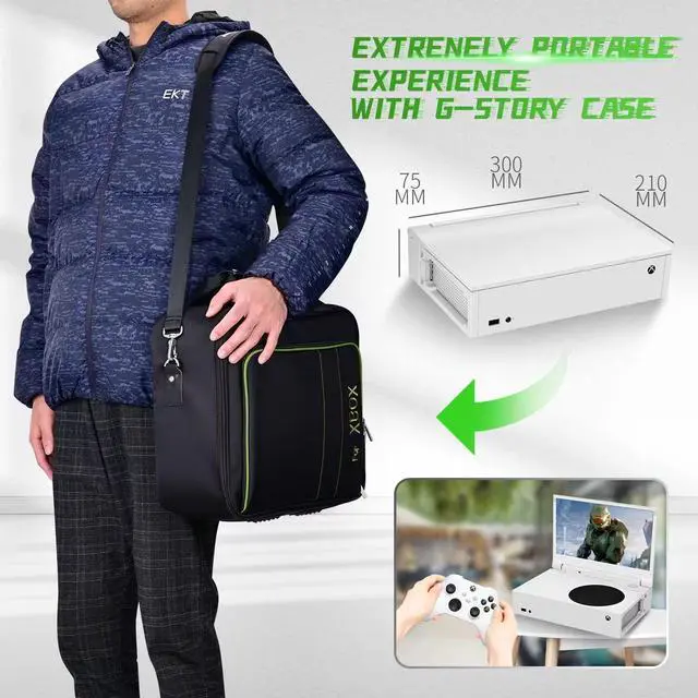 Alt view image 6 of 7 - 12.5" 1080P Portable Gaming Monitor for Xbox Series S, FreeSync