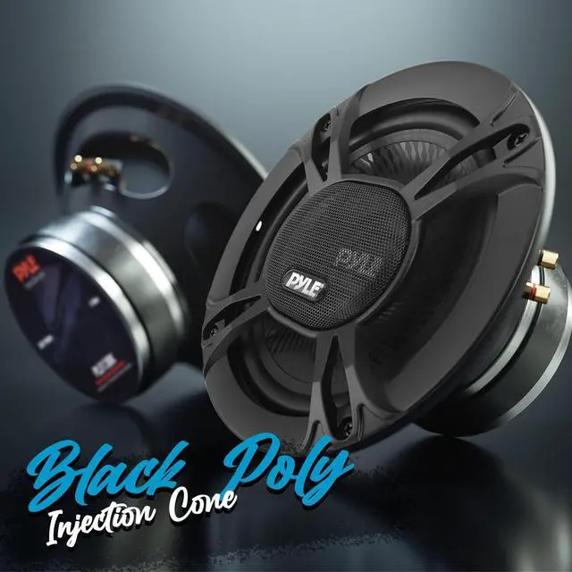 Alt view image 4 of 7 - 3-Way Universal Car Stereo Speakers-240W 5.25" Triaxial Loud Pro Audio Car Speaker-Universal OEM Quick Replacement Component Speaker Vehicle Door/Side Panel Mount Compatible PL513BK (Pair), Black