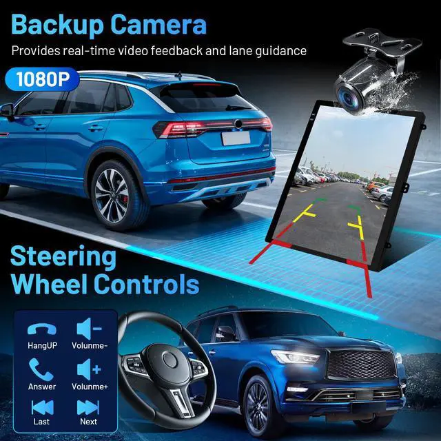 Alt view image 2 of 7 - 4+64GB ROM Andriod 15 Upgrade Car Radio for Chevy Cruze 2009-2015 | Tesla-Style HD Touchscreen Wireless Carplay Andriod Auto Bluetooth Voice Control GPS 5G WiFi 1080P Backup Camera FM RDS