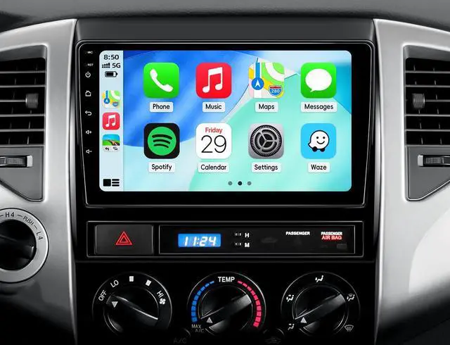 Main image of Car Radio Stereo for Toyota Tacoma 2005-2015 with CarPlay Backup Camera | Android 15 2+64G 9" Touch Screen Radio with Android Auto Bluetooth GPS Navigation
