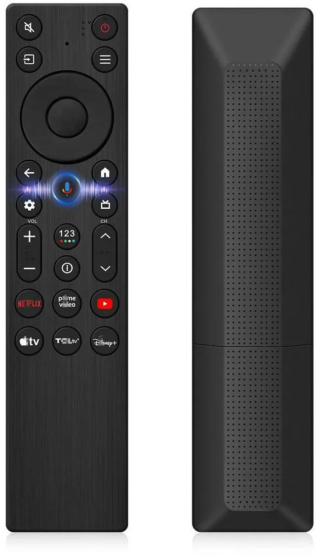 Main image of New Voice Remote Replacement for TCL TV Remote - Compatible with TCL Google Smart TV QM5K QM6K QM6KPRO QM7K Q77K X11K Series Mini LED QLED 4K HDR (RC923A)