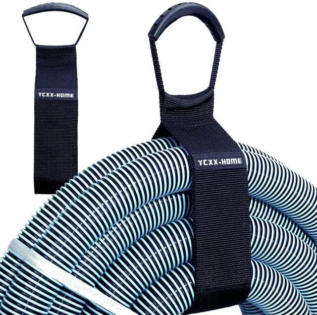 Main image of 2 PCS Heavy Duty Cord Storage Wrap Holder Extension Hook and Loop Cord Hose Organizer Strap with Carrying Handle for Cords Garden Hose Swimming or Garage Tool (LARGE-28'')