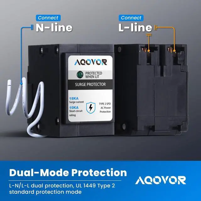 Alt view image 6 of 7 - Type BR Whole-Panel Circuit Breaker Surge Protective Device (1-Pack)