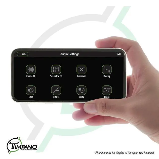 Alt view image 5 of 6 - TPT-SP4BT Bluetooth DSP 4 Output Channel- Full Digital Signal DSP Car Audio Processor - Built-in Voltmeter and Remote Relay