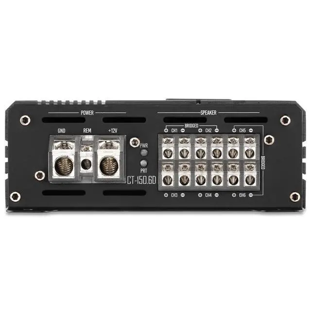 Alt view image 4 of 6 - CT-150.6D 1500W RMS Full-Range Class D 6-Channel Car Amplifier
