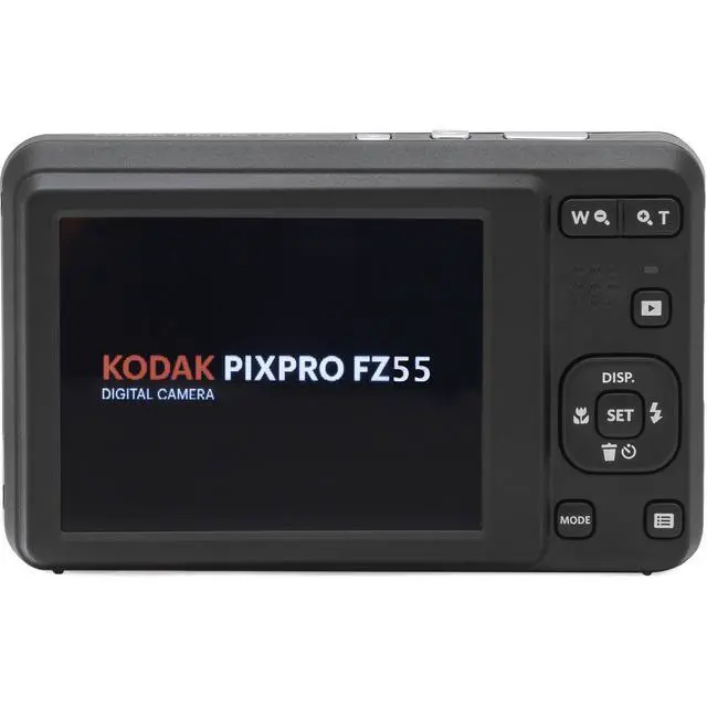 Alt view image 3 of 7 - Kodak PIXPRO FZ55 Blue 16MP Digital Camera 5X Optical Zoom 28mm Wide Angle 1080P Full HD Video 2.7" LCD Camera + 64GB Card and Reader + Case + Memory Wallet + Tripod + Cleaning Bundle