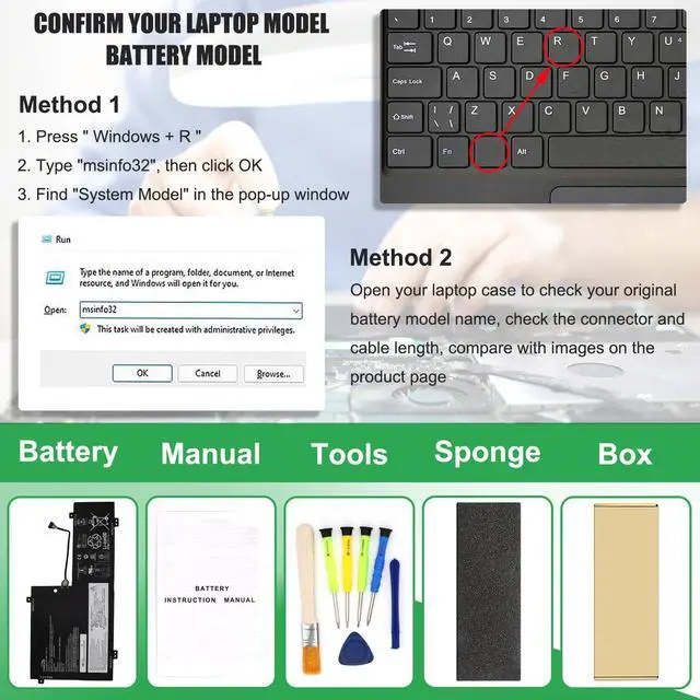 Alt view image 4 of 7 - L18M3PFA L18D3PF2 Laptop Battery Replacement for Lenovo Yoga C740-15IML C740-15 81TD Series Notebook 5B10T83739 5B10T83740 5B10W67258 5B10W67402 SB10W67375 11.52V 60.3Wh 5235mAh