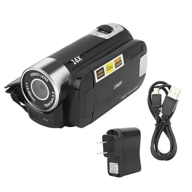 Alt view image 7 of 7 - Digital Camcorder, DH-90 16X Digital Zoom 2.7 Inch Colourful Display Screen, High Definition Camera Image Video Shooting Camcorder US Plug 110-240V