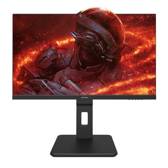 Alt view image 7 of 7 - 24 inch 4K 60Hz Computer Monitor, 5ms UHD 2160p IPS Monitor | Type C, HDMI, DP Port, Built-in Speakers, Vertical Monitor Support Wall Mount