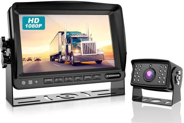 Main image of HD Backup Camera System Kit,7" 1080P Reversing Monitor+IP69 Waterproof Rear View Camera,Sharp CCD Chip, 100% Not Wash Up,Truck/Semi-Trailer/Box Truck/RV (FHD1-Wired)