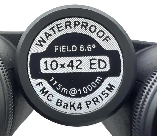 Alt view image 5 of 7 - 10x42 ED Binoculars with Dual Diopter Adjustment (Both Eyepieces) BAK-4 Prisms, Fully Multi-Coated, Waterproof & Fogproof Perfect for Hunting, Bird Watching & Monovision Users