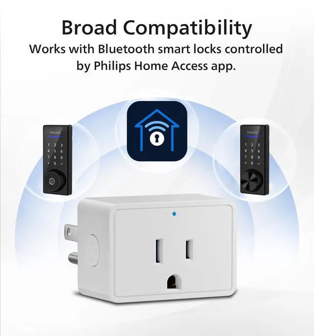 Alt view image 6 of 7 - Bluetooth to Wi-Fi Gateway for Smart Lock, Remote Access Bridge Hub | App Remote Access, 2.4GHz Wi-Fi, Compatible with Bluetooth Locks, Easy Setup
