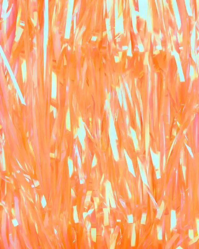 Alt view image 5 of 7 - 2pk Orange Fringe Curtain | Birthday Party Garland Decorations | 2 Pack, Showgirl, Halloween Decor, Backdrop, Fiesta Vibes, Fall, Girly Celebration