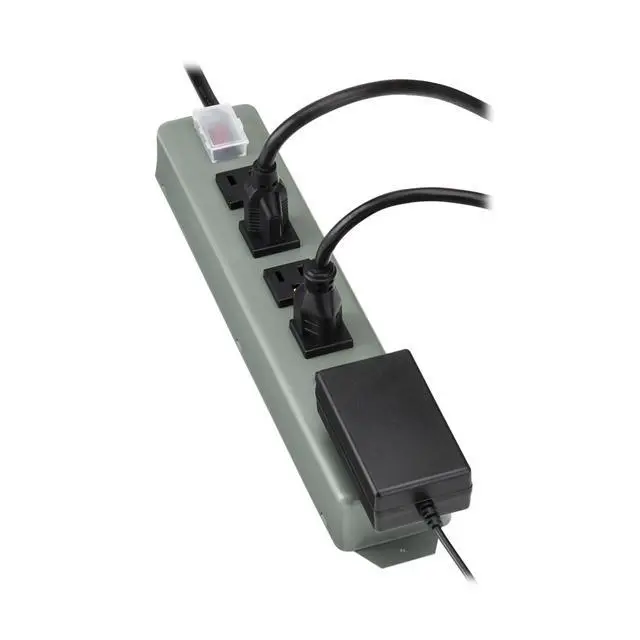 Alt view image 4 of 7 - Eaton series 6-Outlet Heavy Duty Power Strip, Metal, Mountable (Wall Mount & Under Desk) 15ft Extension Cord, On/Off Switch Cover, Industrial Garage Shop Work Bench Applications (UL24CB-15)