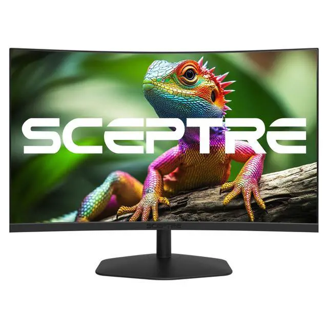 Alt view image 2 of 6 - New! Curved 27-inch Gaming Monitor 1500R 100Hz HDMI X2 DisplayPort 1ms 100% sRGB, Build-in Speakers Machine Black 2026 (C275W-FW100T)