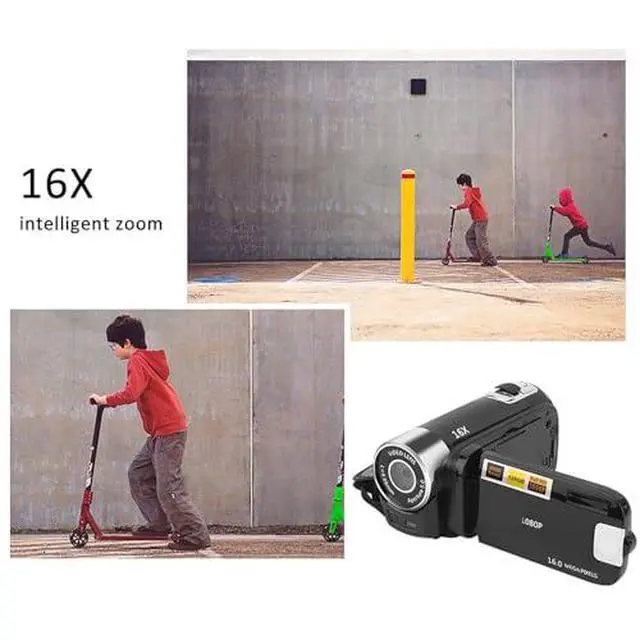 Alt view image 4 of 7 - Digital Camcorder, DH-90 16X Digital Zoom 2.7 Inch Colourful Display Screen, High Definition Camera Image Video Shooting Camcorder US Plug 110-240V