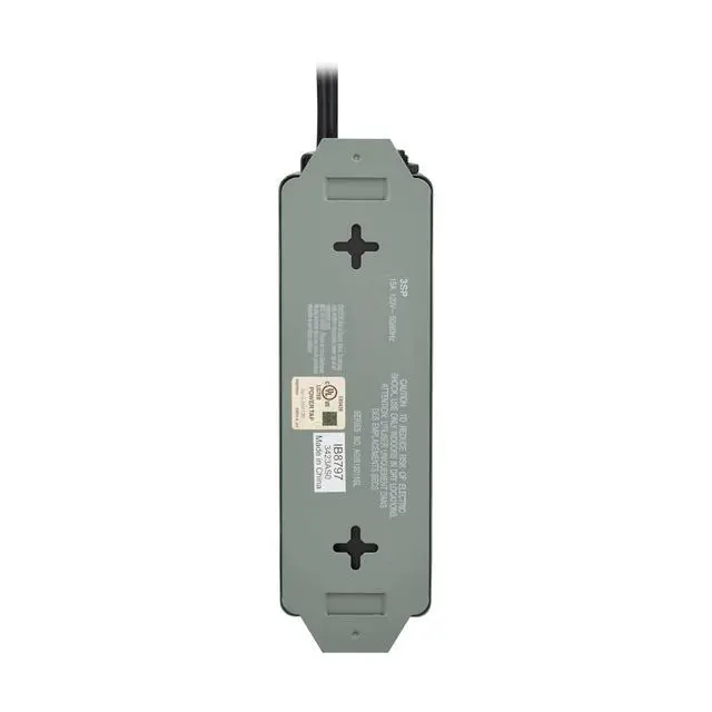 Alt view image 3 of 7 - Eaton Series 3-Outlet Heavy Duty Power Strip, Metal, Mountable (Wall Mount & Under Desk), 6ft Extension Cord, On/Off Switch Cover, Industrial Garage Shop Work Bench Applications (3SP)