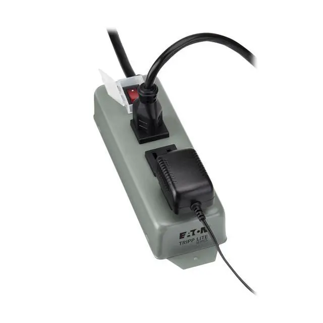 Alt view image 4 of 7 - Eaton Series 3-Outlet Heavy Duty Power Strip, Metal, Mountable (Wall Mount & Under Desk), 6ft Extension Cord, On/Off Switch Cover, Industrial Garage Shop Work Bench Applications (3SP)